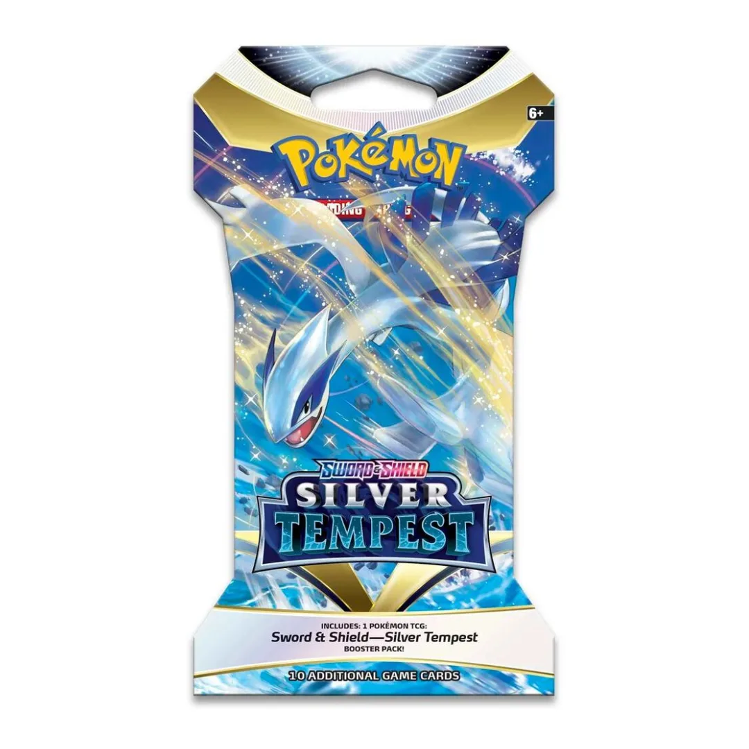 Silver Tempest Sleeved Booster Pack